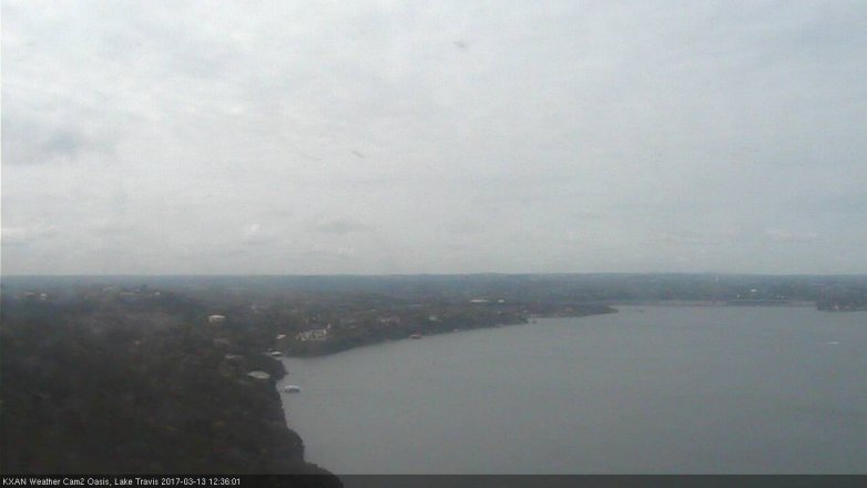 Lake Travis webcam, March 13, 2017 11:55 AM CT