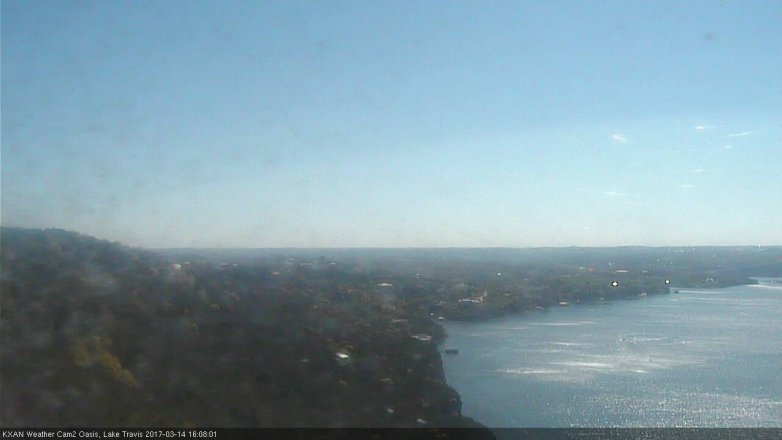 Lake Travis webcam, March 14, 2017 3:30 PM CT