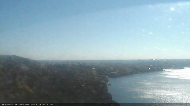 Lake Travis webcam, March 14, 2017 4:00 PM CT