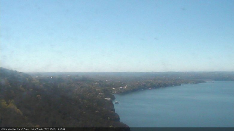 Lake Travis webcam, March 15, 2017 1:00 PM CT