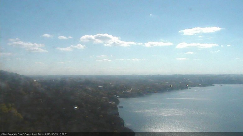 Lake Travis webcam, March 15, 2017 3:30 PM CT