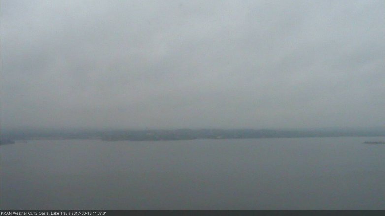 Lake Travis webcam, March 16, 2017 10:45 AM CT