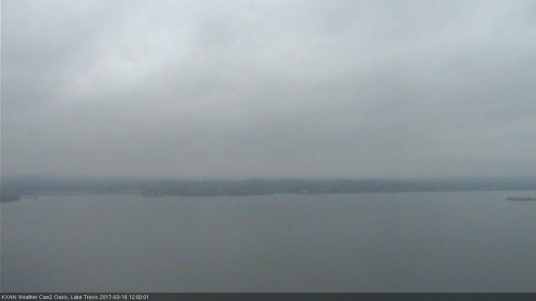 Lake Travis webcam, March 16, 2017 11:05 AM CT