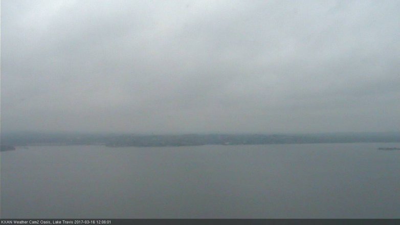 Lake Travis webcam, March 16, 2017 11:15 AM CT