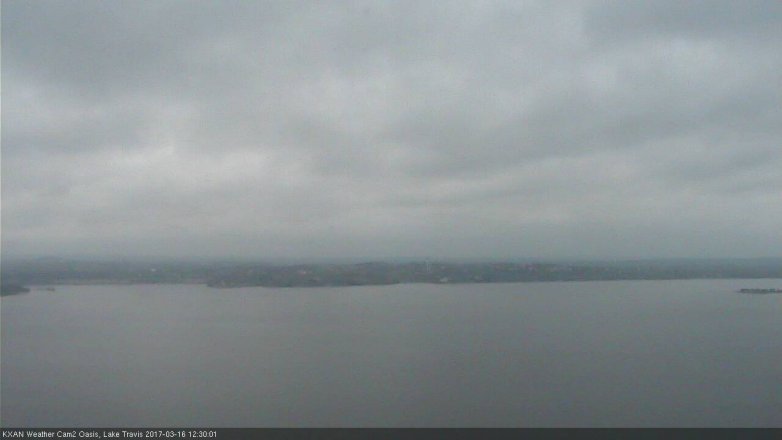 Lake Travis webcam, March 16, 2017 11:35 AM CT