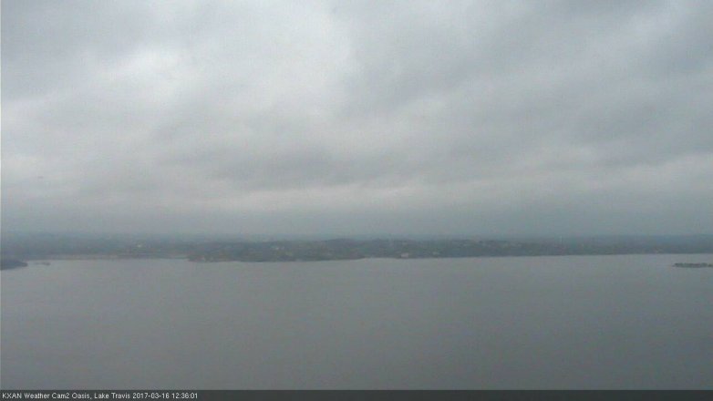 Lake Travis webcam, March 16, 2017 11:40 AM CT