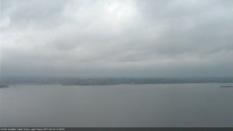 Lake Travis webcam, March 16, 2017 12:00 PM CT