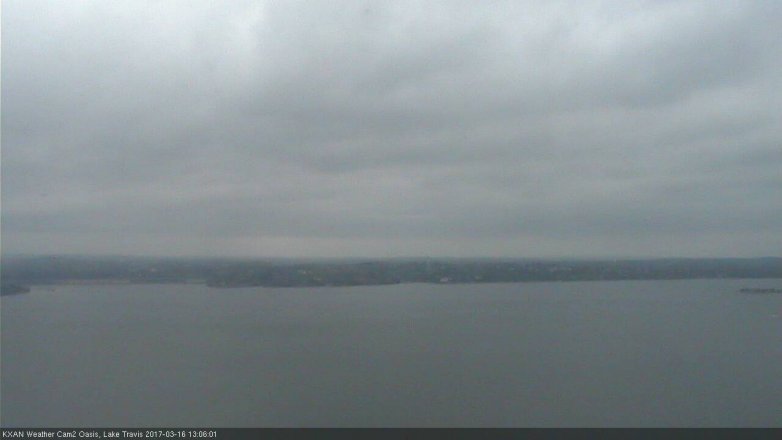 Lake Travis webcam, March 16, 2017 12:20 PM CT