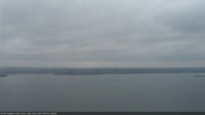 Lake Travis webcam, March 16, 2017 12:40 PM CT