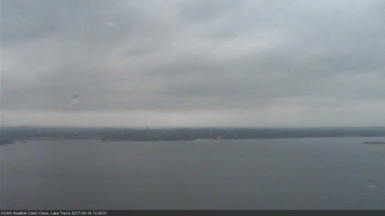 Lake Travis webcam, March 16, 2017 1:05 PM CT