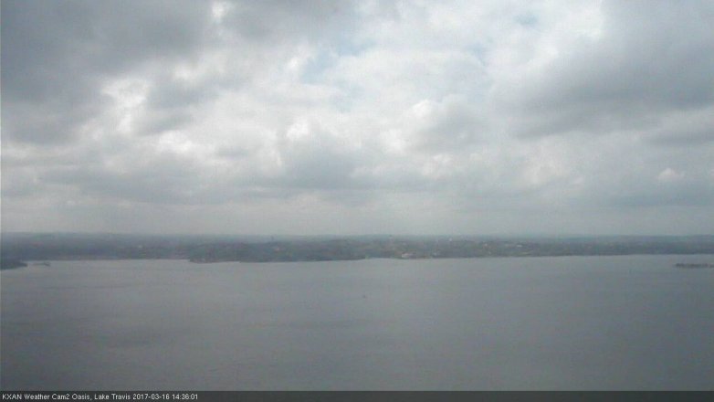 Lake Travis webcam, March 16, 2017 1:45 PM CT