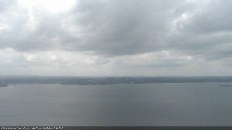Lake Travis webcam, March 16, 2017 2:00 PM CT