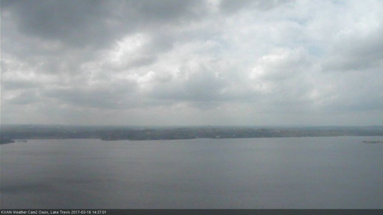 Lake Travis webcam, March 16, 2017 2:05 PM CT