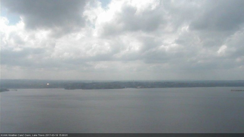 Lake Travis webcam, March 16, 2017 2:40 PM CT