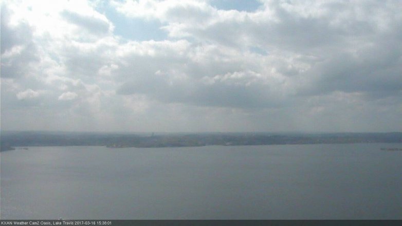 Lake Travis webcam, March 16, 2017 3:10 PM CT