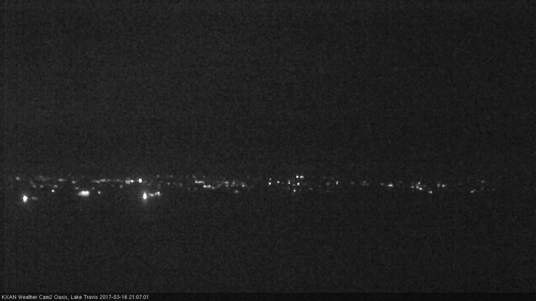 Lake Travis webcam, March 16, 2017 8:35 PM CT