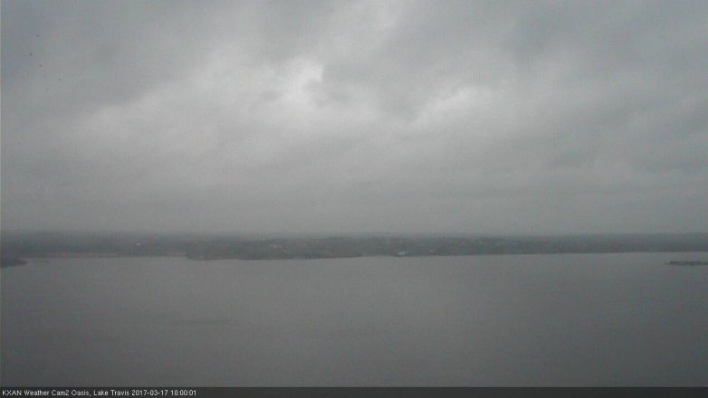 Lake Travis webcam, March 17, 2017 9:10 AM CT