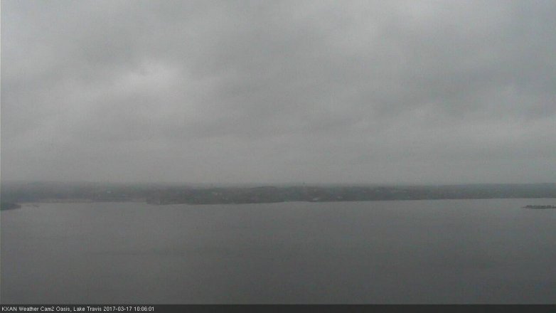Lake Travis webcam, March 17, 2017 9:20 AM CT