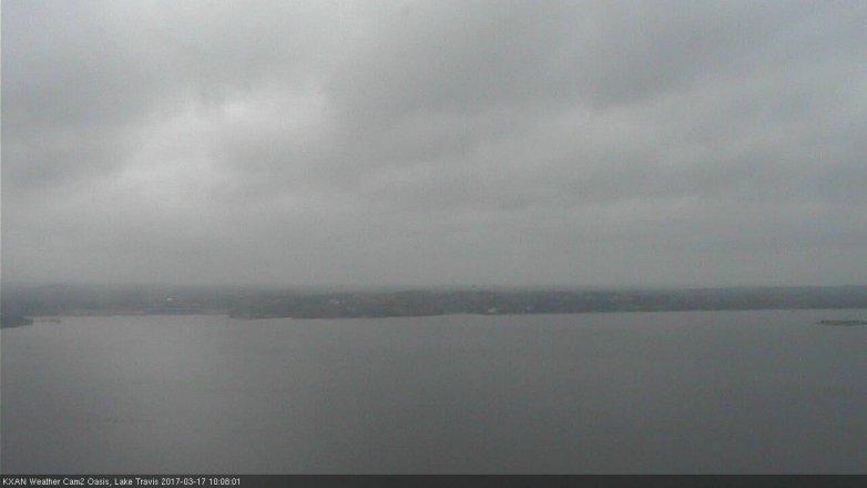 Lake Travis webcam, March 17, 2017 9:40 AM CT