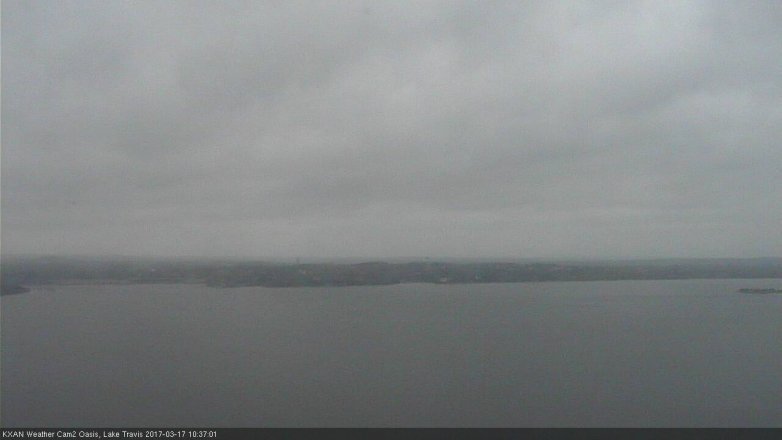 Lake Travis webcam, March 17, 2017 10:00 AM CT