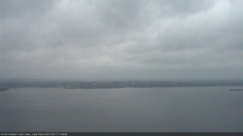 Lake Travis webcam, March 17, 2017 10:05 AM CT