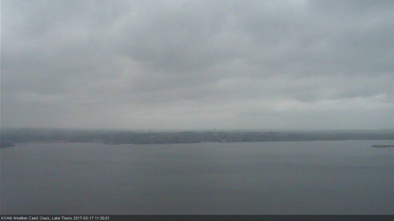 Lake Travis webcam, March 17, 2017 11:00 AM CT