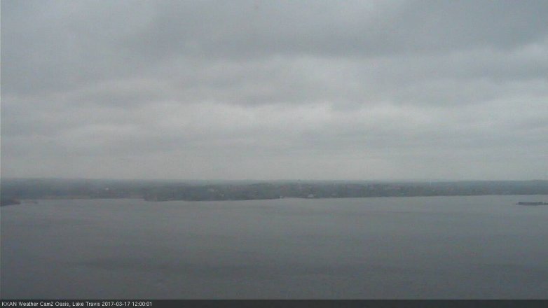 Lake Travis webcam, March 17, 2017 11:05 AM CT
