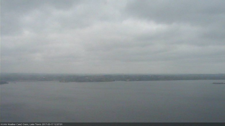 Lake Travis webcam, March 17, 2017 11:10 AM CT