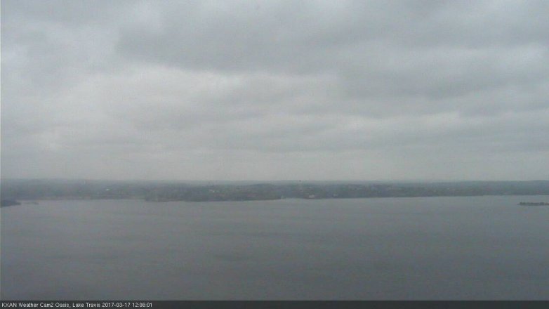 Lake Travis webcam, March 17, 2017 11:15 AM CT