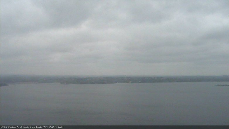 Lake Travis webcam, March 17, 2017 11:20 AM CT
