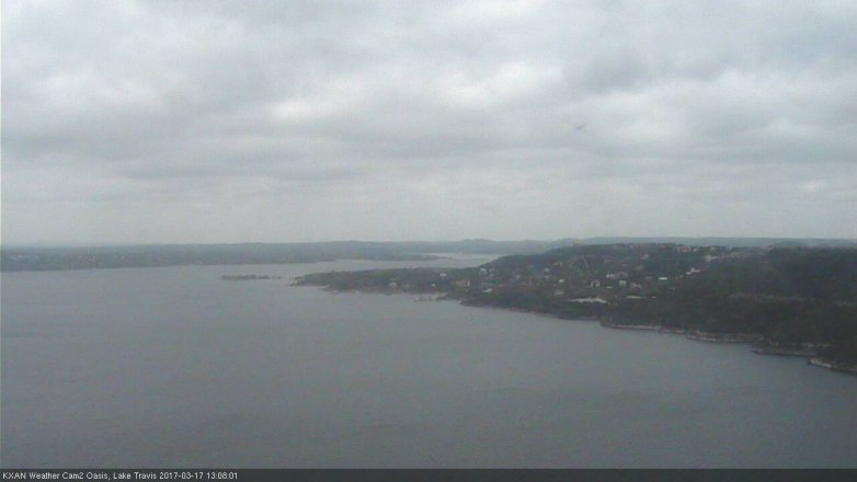 Lake Travis webcam, March 17, 2017 12:40 PM CT