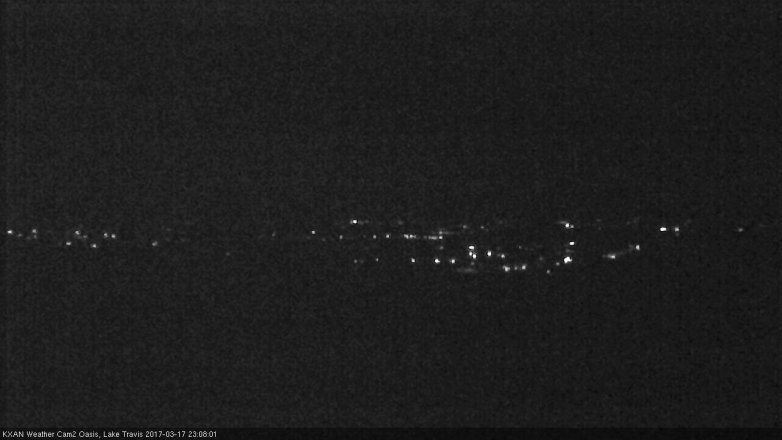 Lake Travis webcam, March 17, 2017 10:35 PM CT