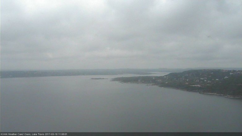 Lake Travis webcam, March 18, 2017 10:25 AM CT