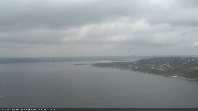 Lake Travis webcam, March 18, 2017 11:05 AM CT
