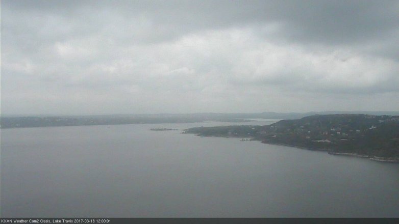 Lake Travis webcam, March 18, 2017 11:15 AM CT
