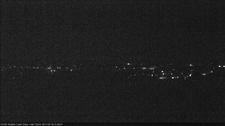 Lake Travis webcam, March 19, 2017 8:35 PM CT