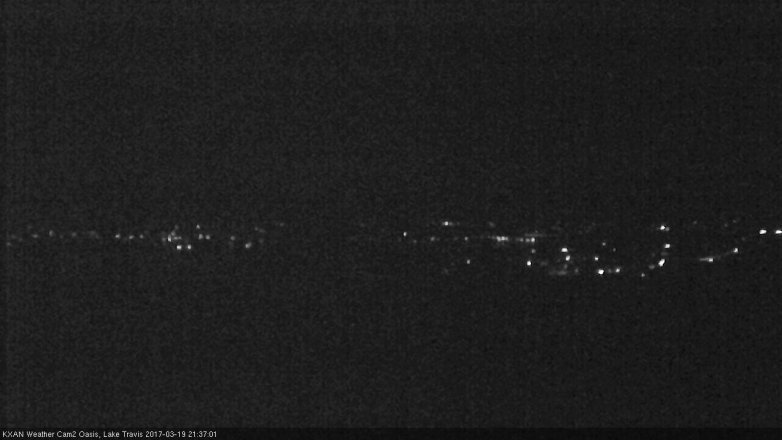 Lake Travis webcam, March 19, 2017 8:50 PM CT
