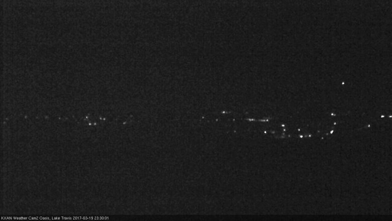 Lake Travis webcam, March 19, 2017 10:35 PM CT