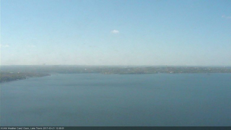 Lake Travis webcam, March 21, 2017 1:05 PM CT
