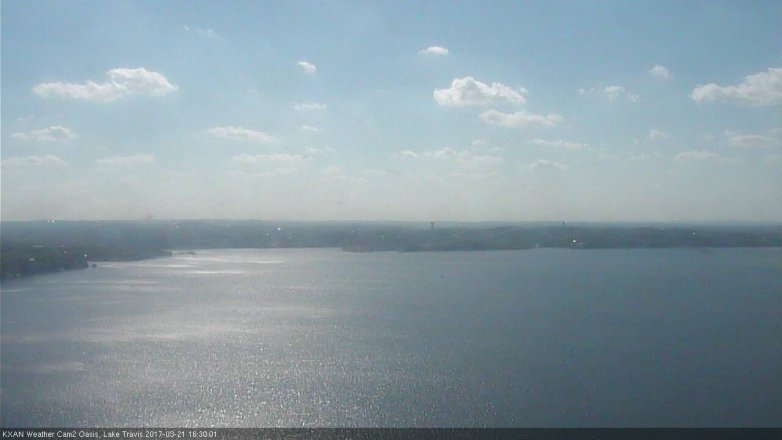 Lake Travis webcam, March 21, 2017 3:50 PM CT