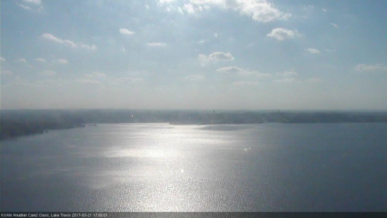 Lake Travis webcam, March 21, 2017 4:30 PM CT