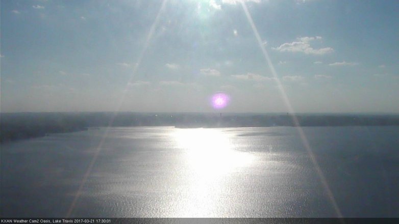 Lake Travis webcam, March 21, 2017 4:50 PM CT