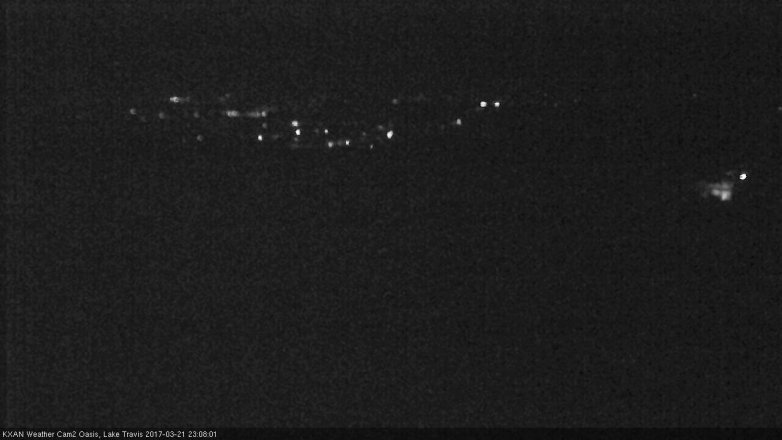 Lake Travis webcam, March 21, 2017 10:20 PM CT