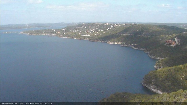 Lake Travis webcam, March 22, 2017 11:25 AM CT