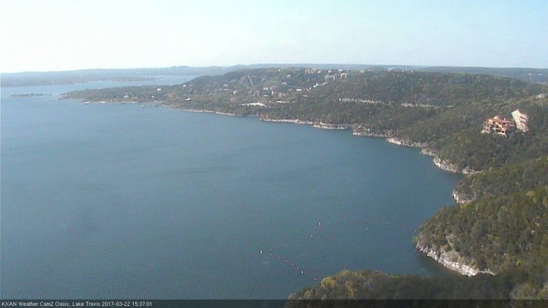 Lake Travis webcam, March 22, 2017 2:50 PM CT