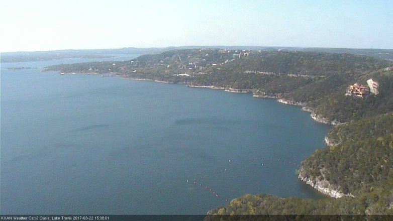 Lake Travis webcam, March 22, 2017 2:55 PM CT