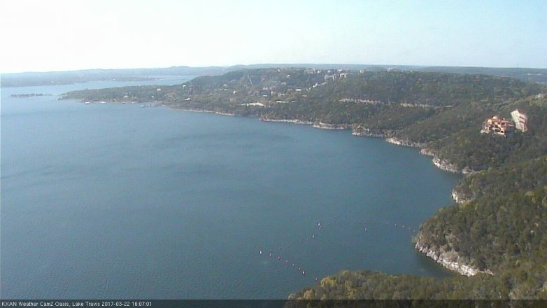 Lake Travis webcam, March 22, 2017 3:20 PM CT
