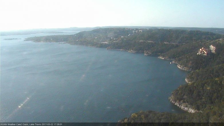 Lake Travis webcam, March 22, 2017 5:00 PM CT