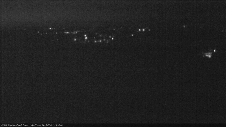 Lake Travis webcam, March 22, 2017 7:45 PM CT