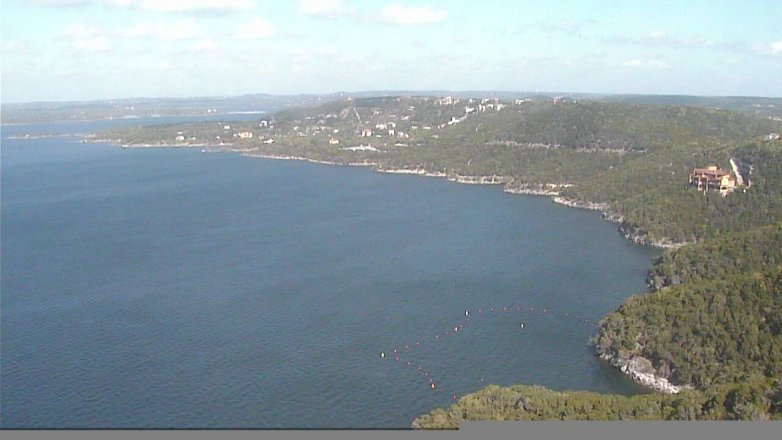 Lake Travis webcam, March 23, 2017 10:20 AM CT